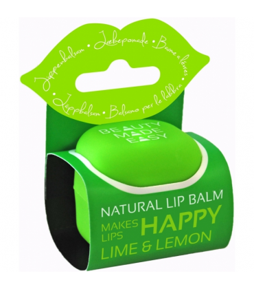 Balsam natural de buze cu lime si lamaie 7 g Beauty Made Easy