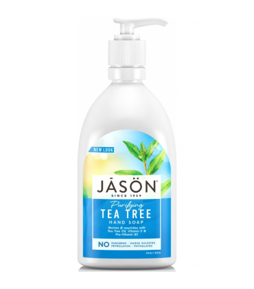 Sapun lichid anti bacterian cu Tea Tree pentru fata si maini 473 ml